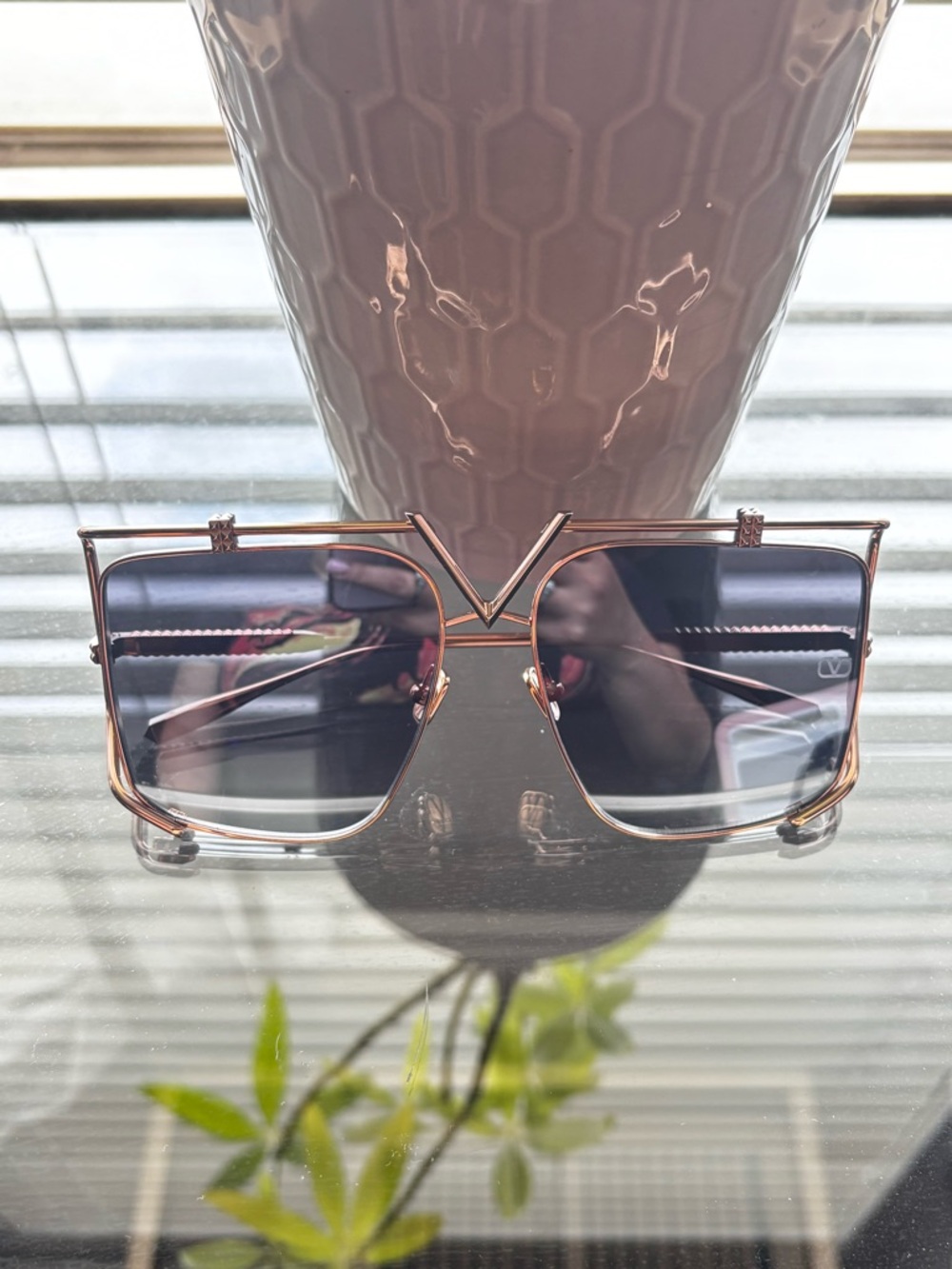Valentino V-Light Titanium Sunglasses - Picture 2 of 15